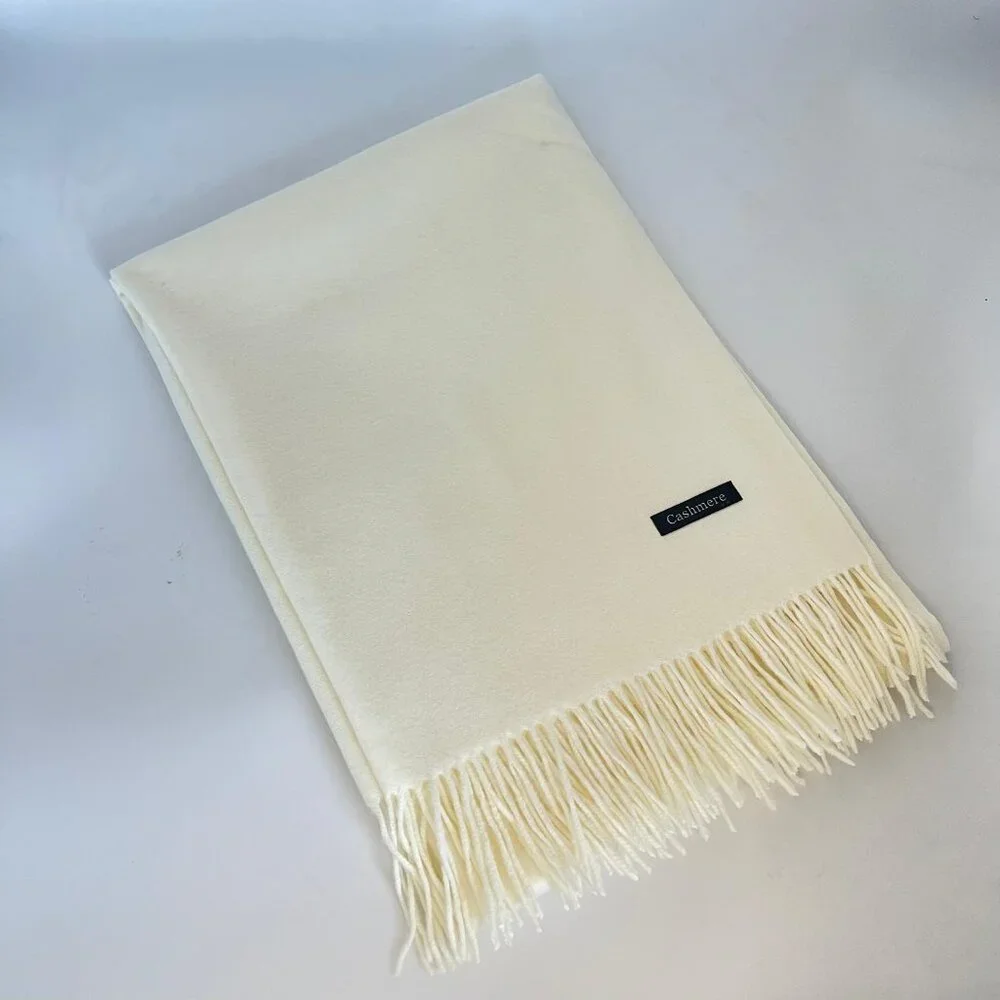 Cashmere Scarf - Plain Luxury Turkish Cashmere Blend
